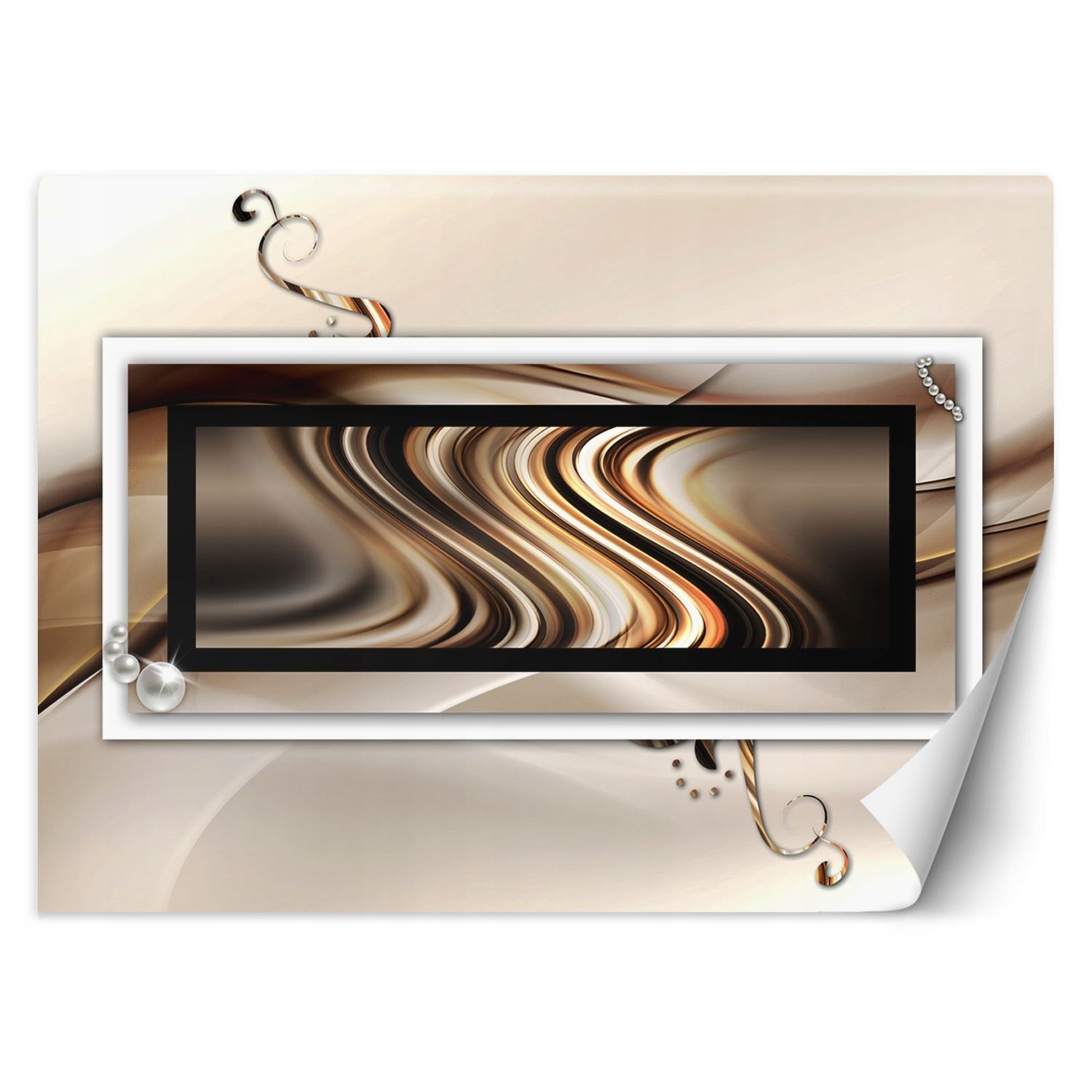 Fototapeta, Vlny a geometria 400x280