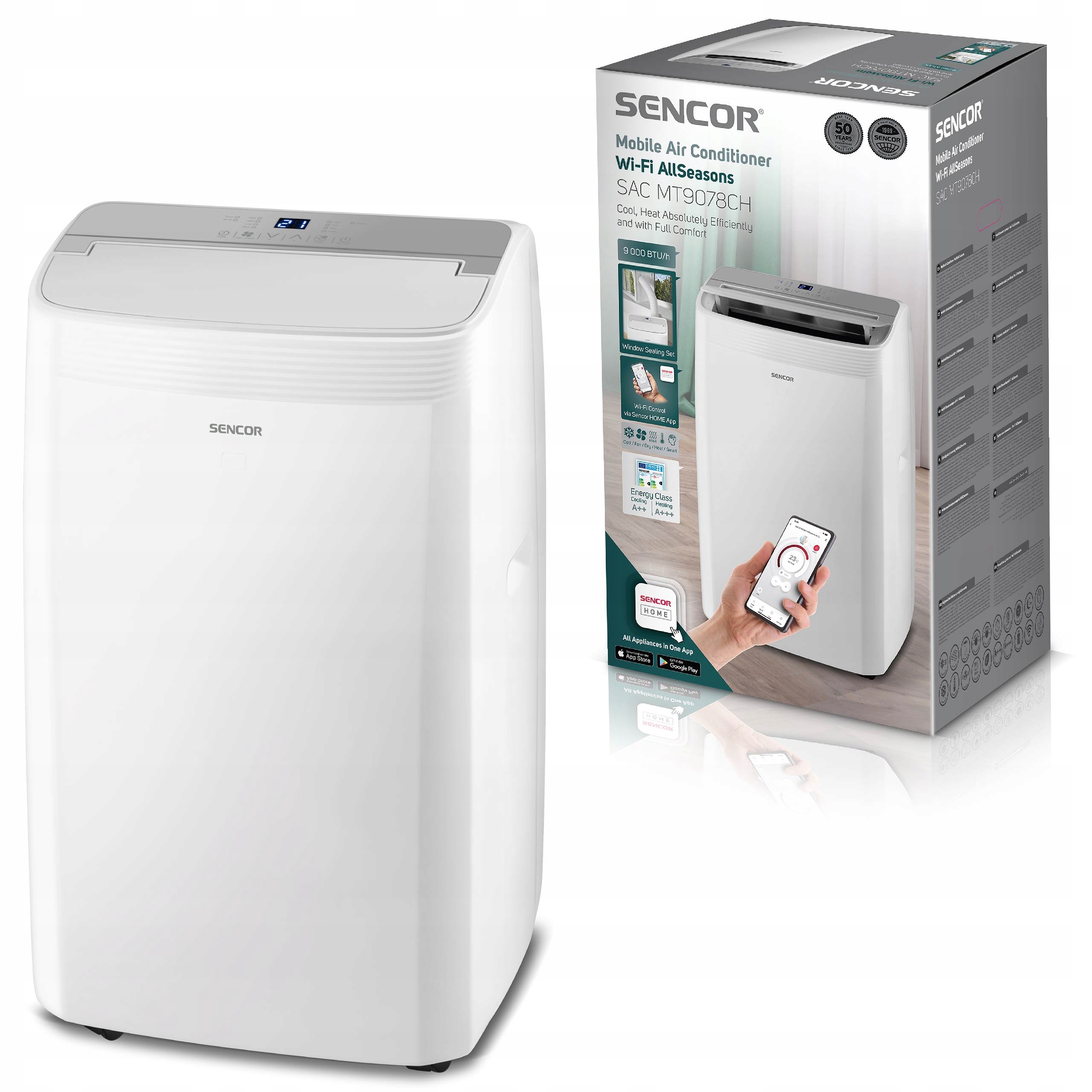 Klimatyzator Przenośny Sencor Sac MT9078CH 35m2