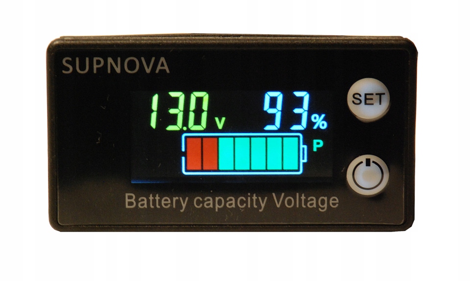 Wodoodporny wskaźnik naładowania akum 8-84V kolor Marka inna