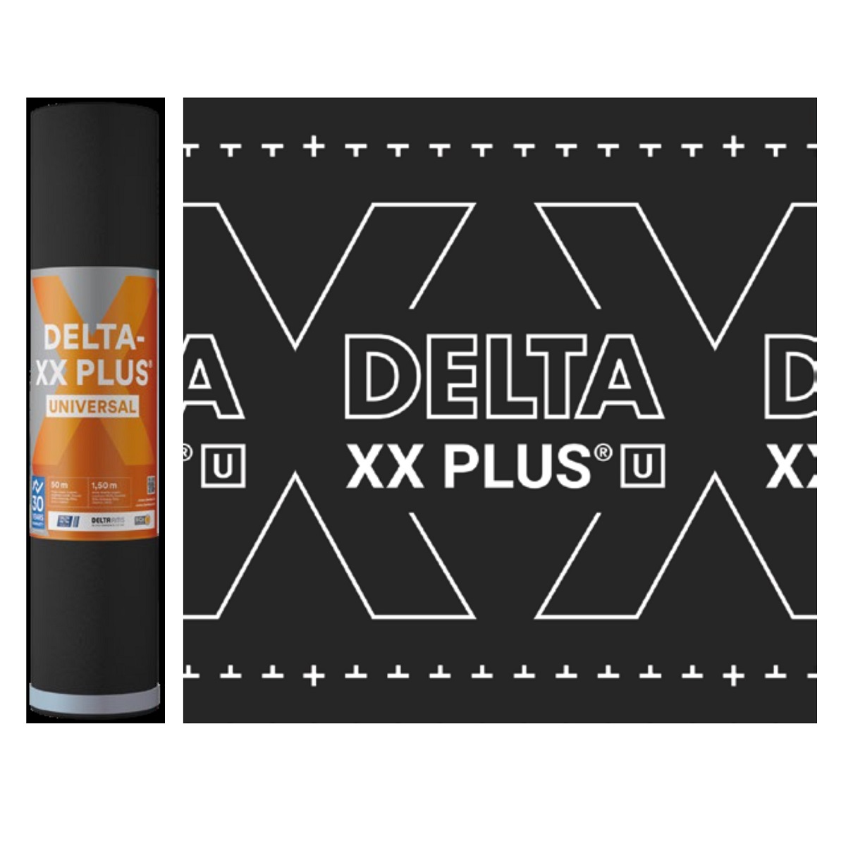 Strešná membrána Dorken Delta-xx Plus Universal 75 m2 univerzálna fólia