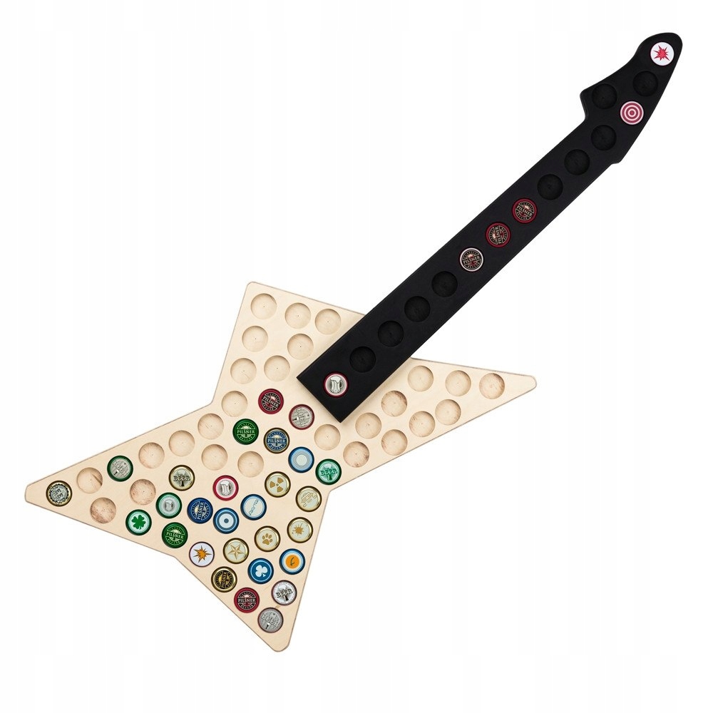 Lapač kapslí Gitara tabuľa na zbierku kapslí