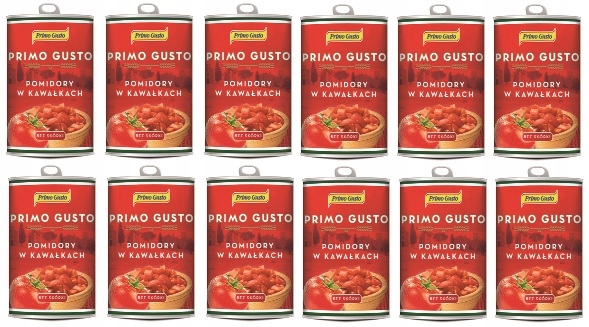 Levně 12 x 400 g Primo Gusto Rajčata v kouscích v plechovce Karton