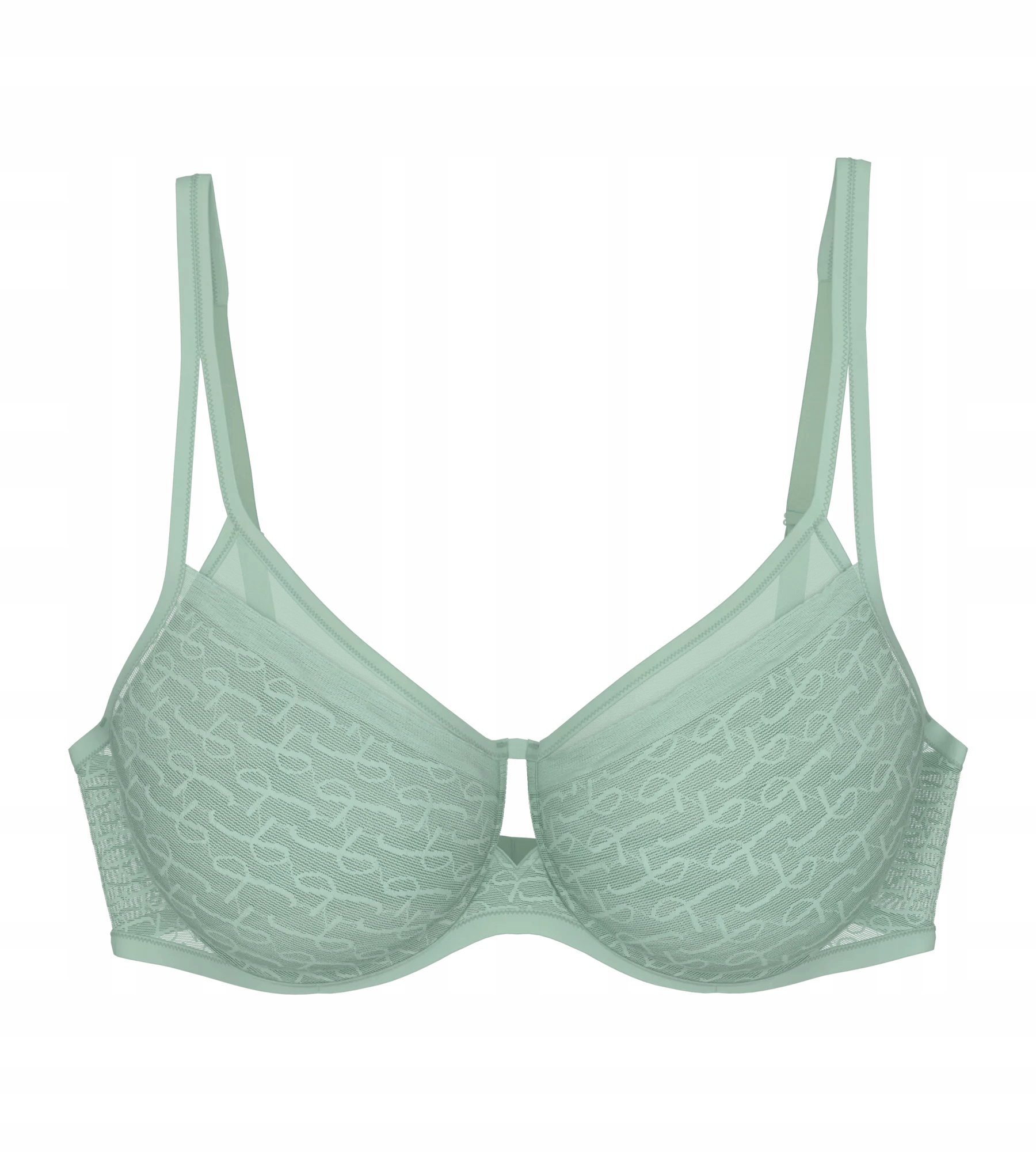 Podprsenka Triumph měkká s kosticemi, mátová, Signature Sheer W01 Ex 90G