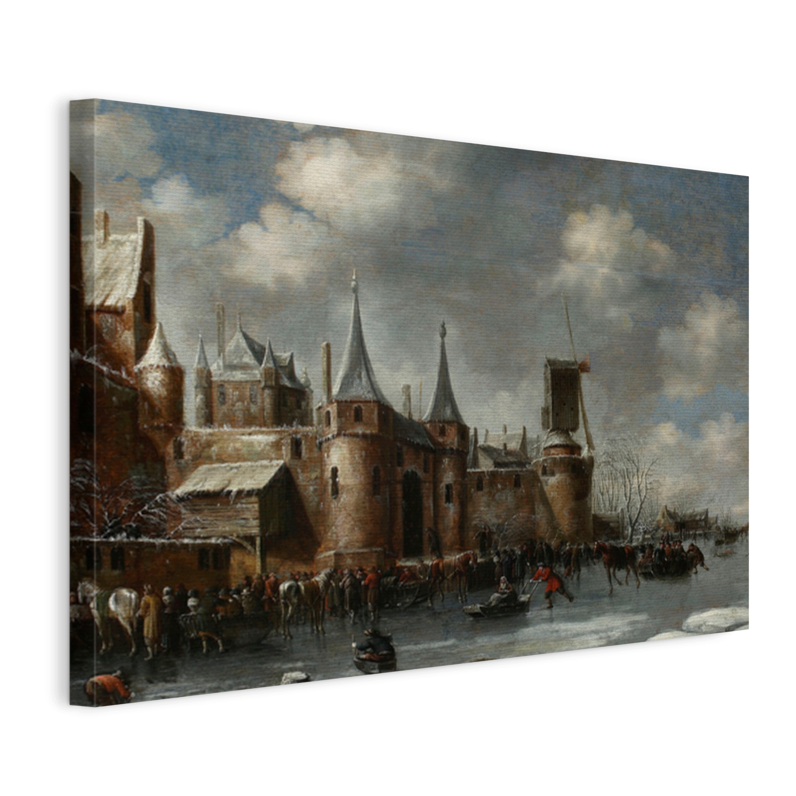 Obraz Na Plátně Thomas Heeremans Bruslení U Zdí 45x30