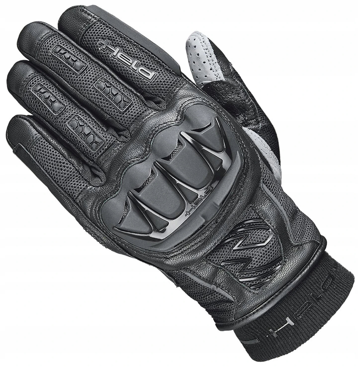 Held Sambia Ktc Motocyklové Rukavice Koženo-textilné Pánske Čierne