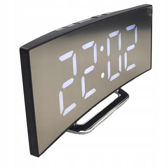 

Elektroniczny Zegar Led Budzik Zegarek Z Alarmem