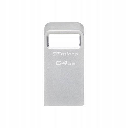 Kingston Usb 3.2 Flash Disk DataTraveler micro 64 Gb Usb 3.2 Stříbrný