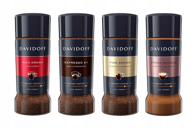Kawa rozpuszczalna instant Davidoff Crema Intenso Fine Rich Aroma MIX