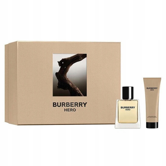 Burberry Hero 50ml Edt Woda Toaletowa+75ml Żel Pod Prysznic Zestaw Męski