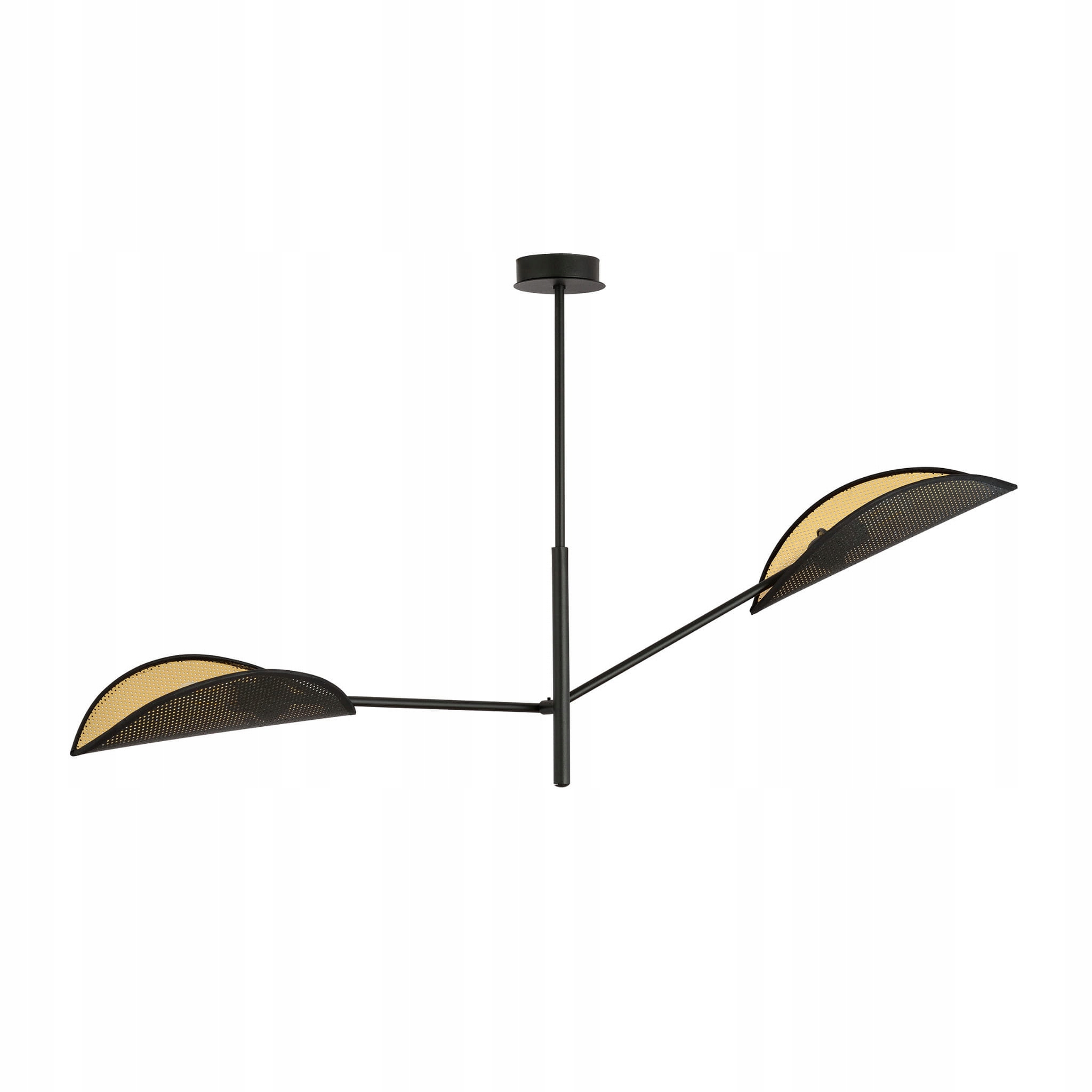 Stropní svítidlo Emibig 2xE14 40W Vene 2 Black/gold