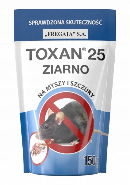 

Trutka Toxan ziarno zwalcza Szczury myszy 150 g