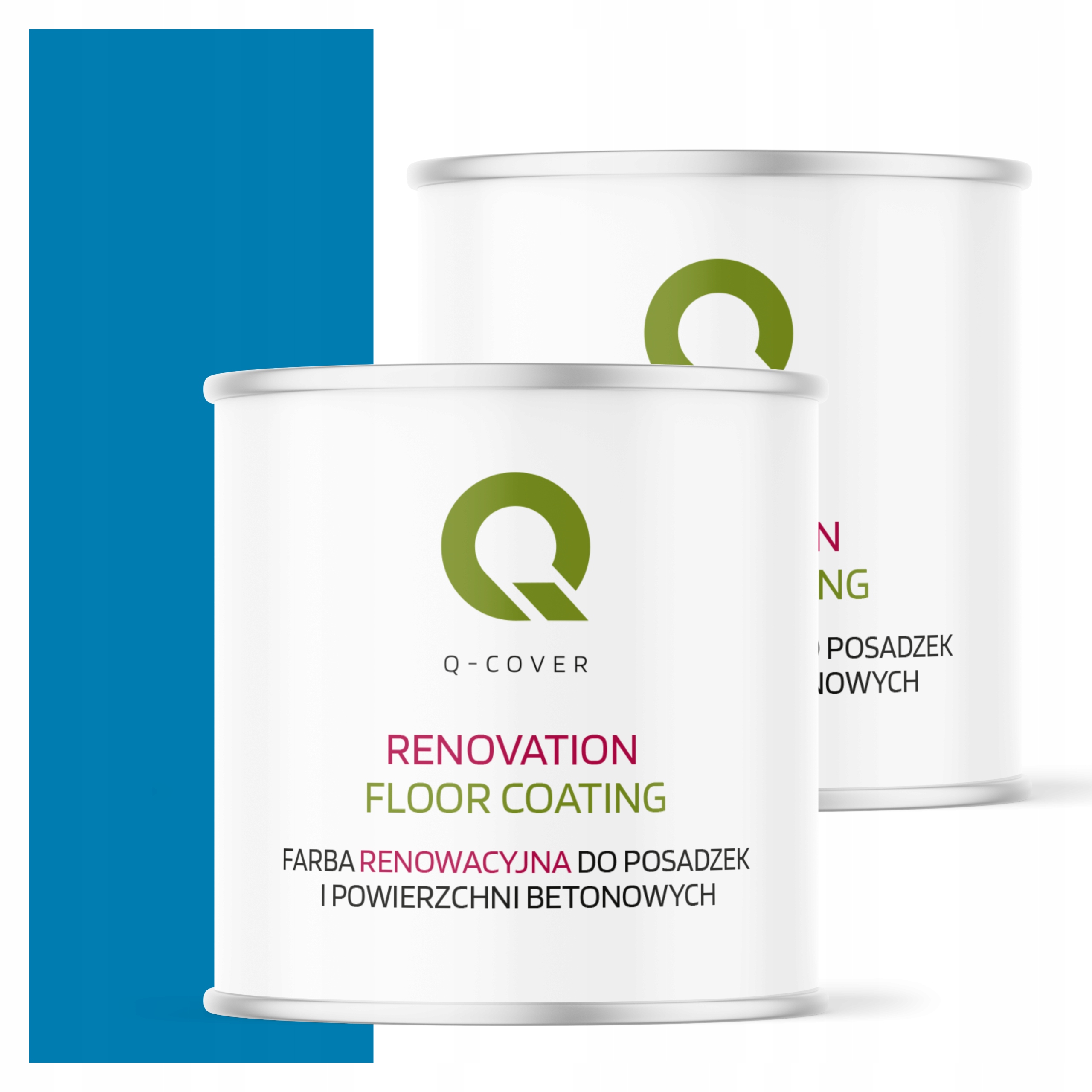 Ochranná farba na podlahy Renovačný betón Modrá 5015 Satén 2,5L