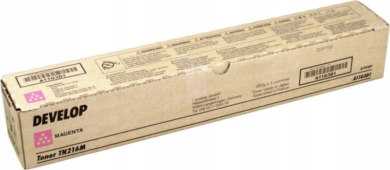 Toner Develop TN-216 A11G3D1 M Originál Magenta Ineo+ 220 280