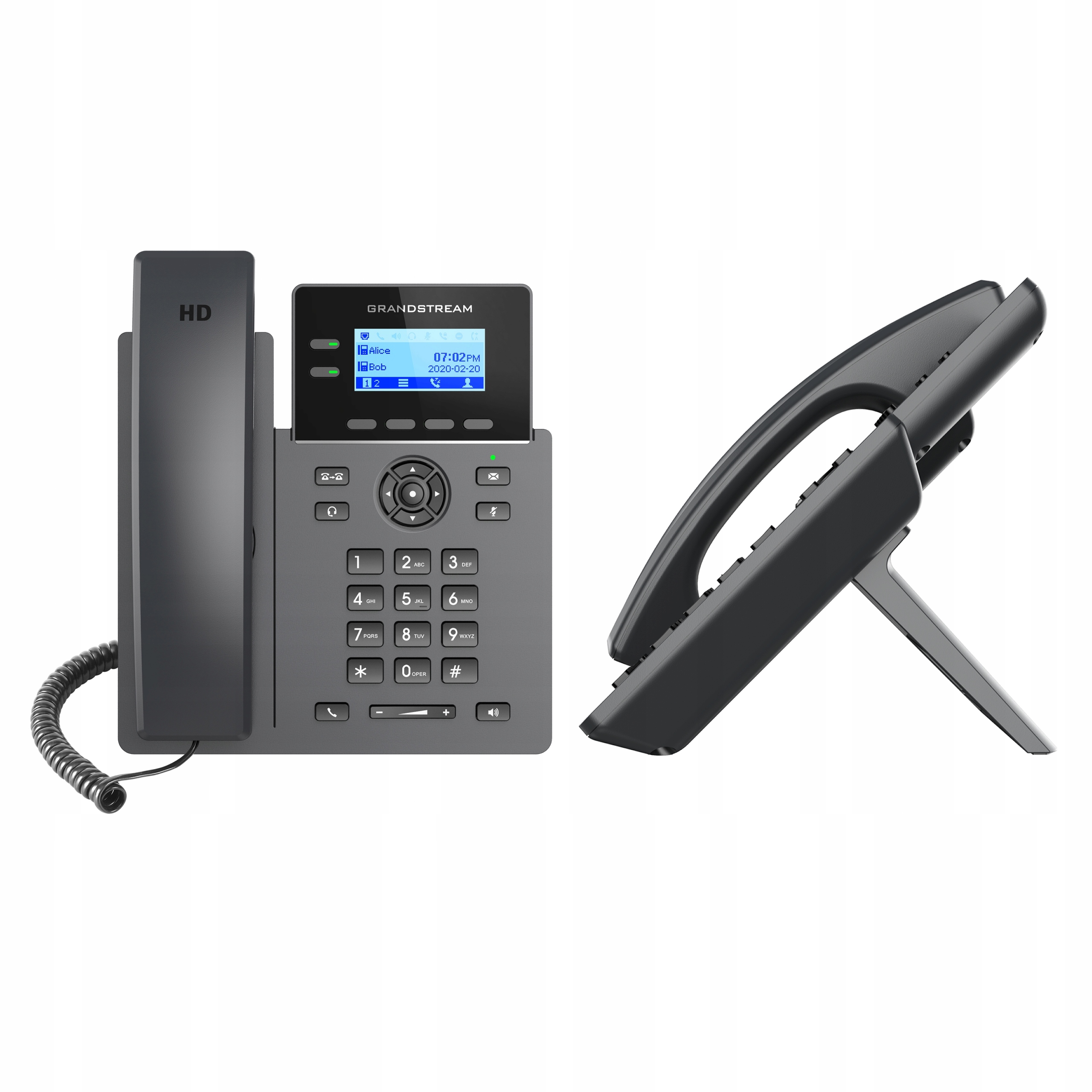 GRP2602P – Ip VoIP telefon Grandstream Hd – PoE, bez napájecího zdroje