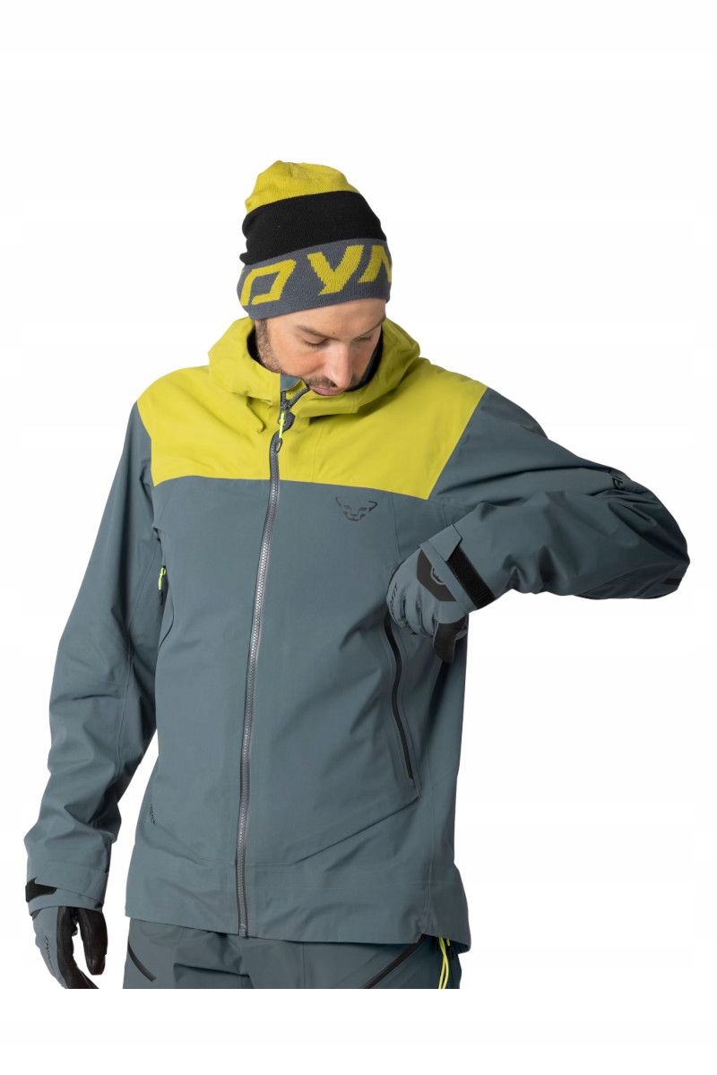 Dynafit Pánská treková bunda Ridge Gore Tex modrá/žlutá m