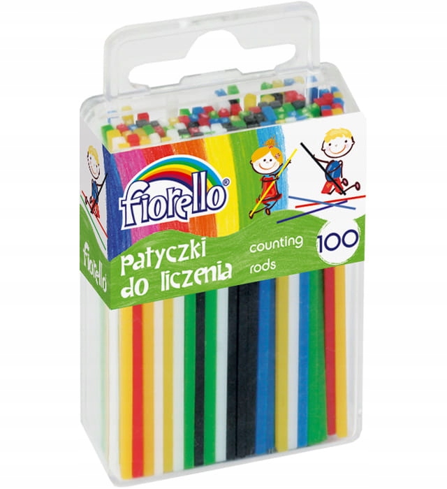 Patyczki do nauki liczenia FIORELLO 100szt mix kol