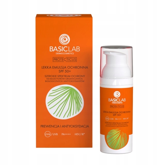 

BasicLab Lekka Emulsja Ochronna SPF50+ Prewencja