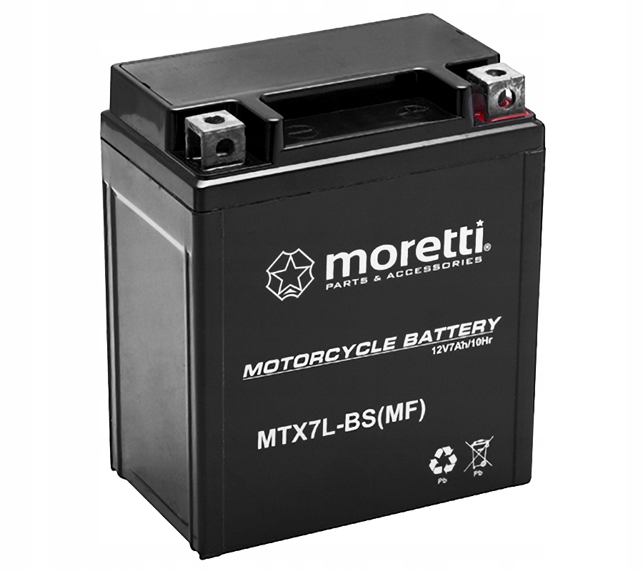 Batéria Pre Skúter Motocykla Quada Crossa Enduro Gélový 12V 7AH