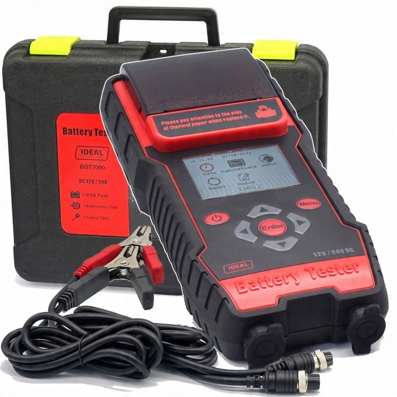 

Tester Akumulatorów Ideal BDT7000 z Drukarką 12/24