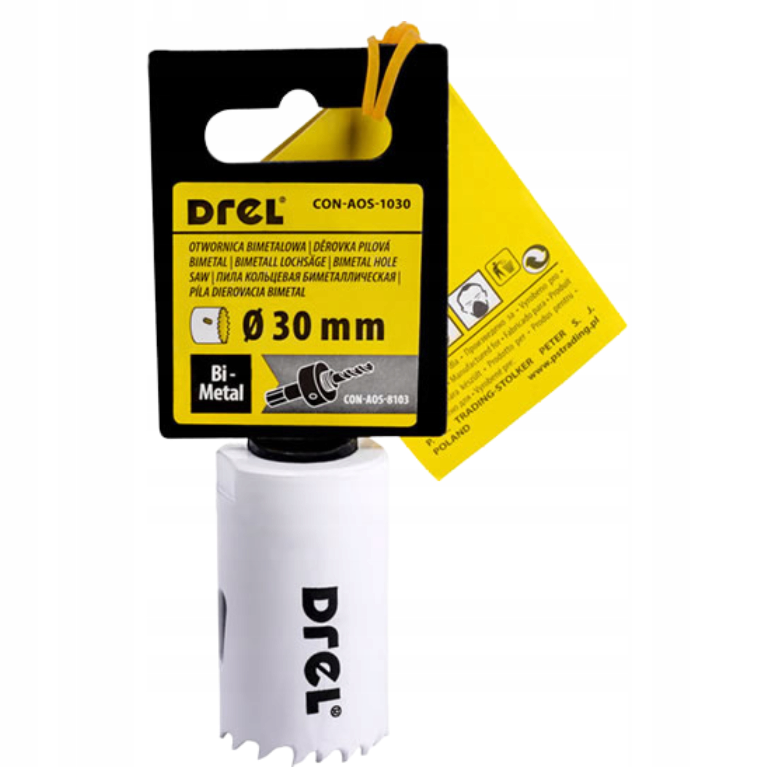 OTWORNICA KORONKA BIMETAL DO DREWNA METALU 30 mm Kod producenta CON-AOS-1030