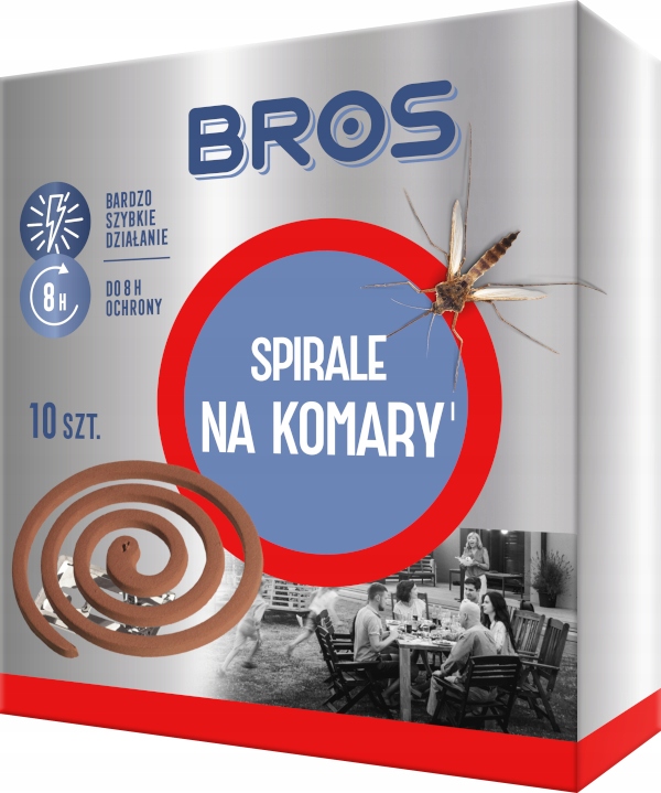 

spirale na komary meszki Bros spirala 10szt.
