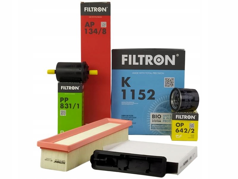 FILTRON ZESTAW FILTRÓW RENAULT CLIO III 1.2 16V Producent części Filtron
