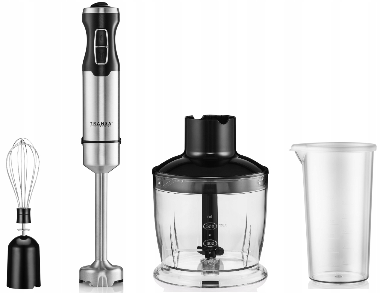 

Mocny Blender Ręczny Wielofunkcyjny Zestaw 1500W