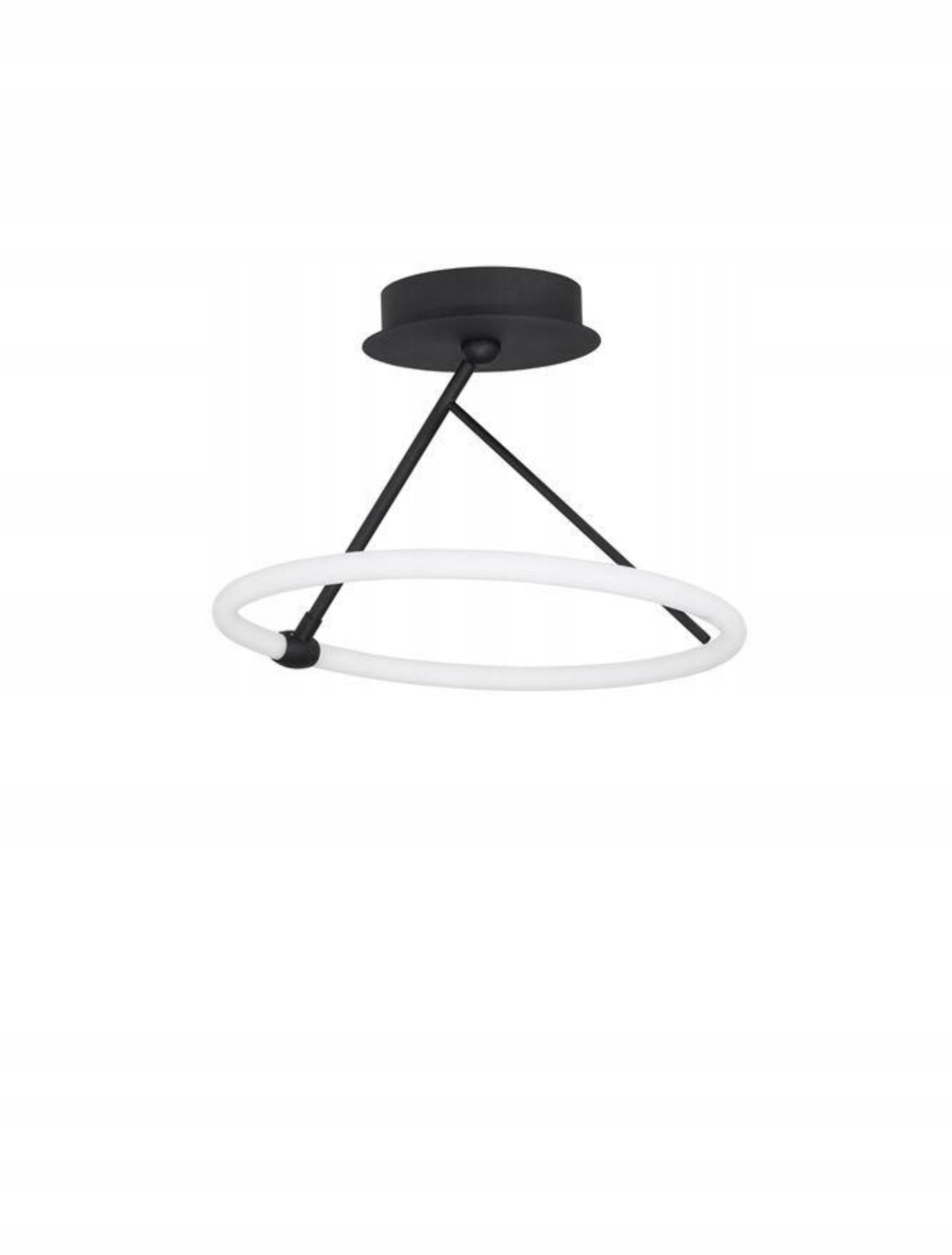 Nova Luce stropné svietidlo Janus čierny hliník a akryl Led 21W 230V 3000K Ip