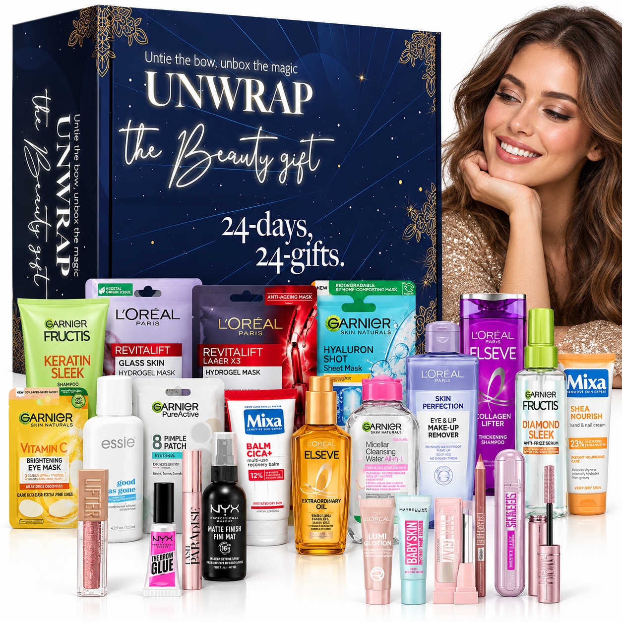 Kalendarz Adwentowy L’oréal Paris Kosmetyki Makijaż Pielęgnacja Diy