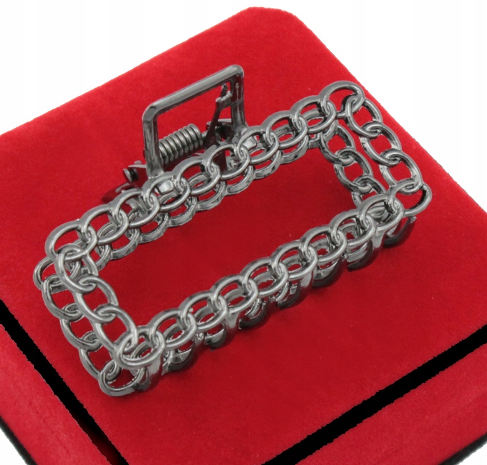 

Klamra Do Włosów Grafitowa Metalowa Chain