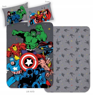 Pościel 100x135 AVENGERS HULK MARVEL