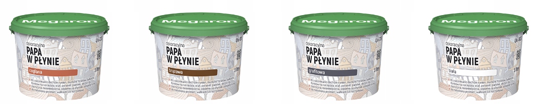 Papa w płynie Megaron Brązowy 1 LITR wodoszczelna EAN (GTIN) 5900508140015