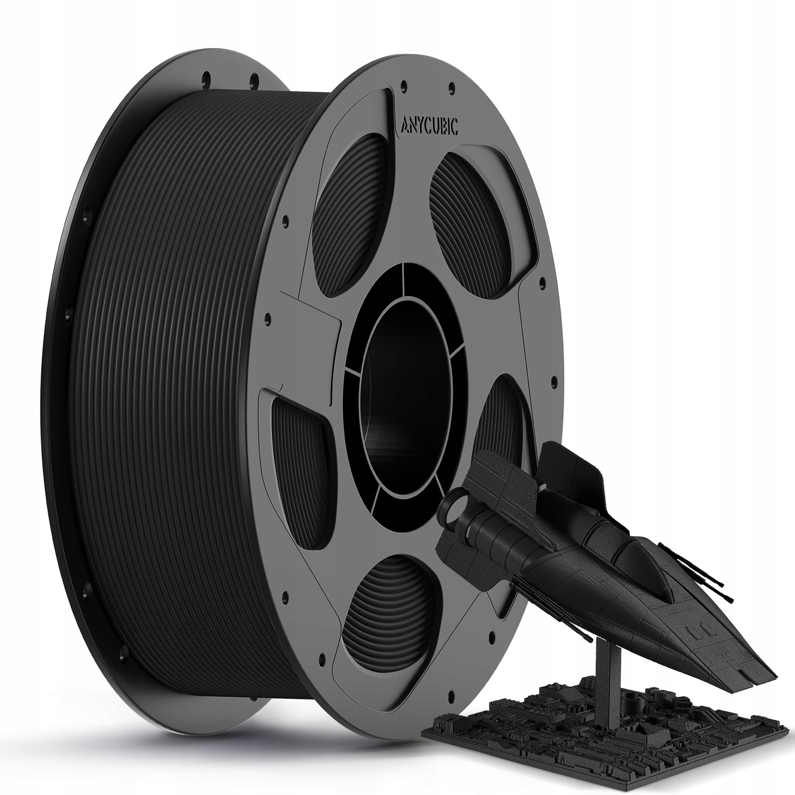 Filament Anycubic Pla-cf Black Černý 1 kg Uhlíkové Vlákno