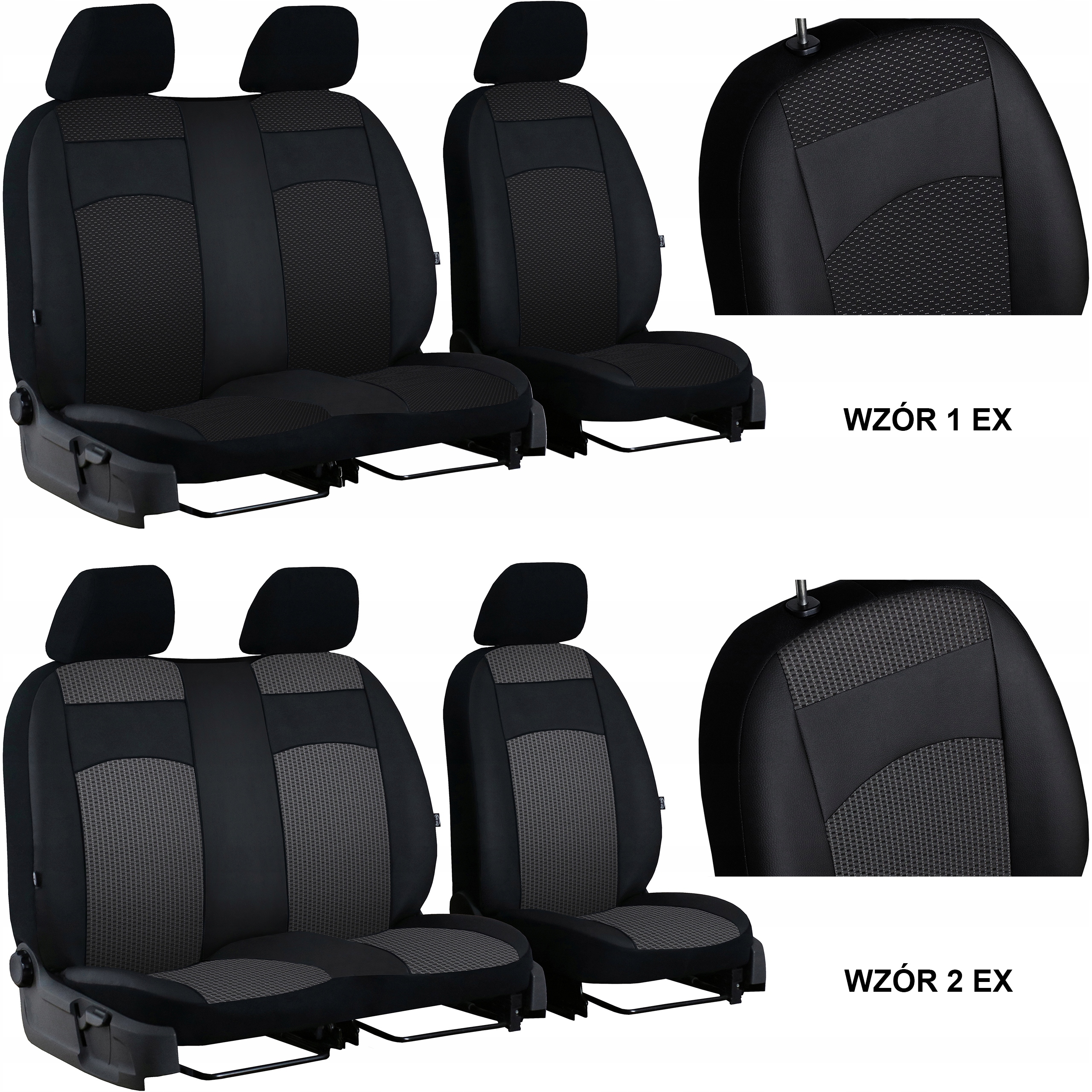 SKÓRA POKROWCE MIAROWE SAMOCHODOWE NA FOTELE DO RENAULT KANGOO III 2+1 Producent Pok-ter