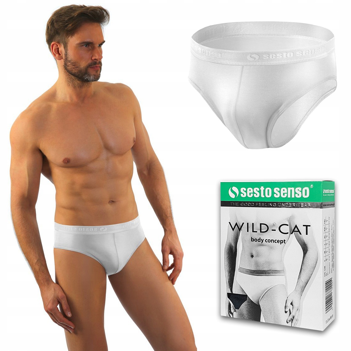 

Slipy męskie Sesto Senso Wild Cat - XXL