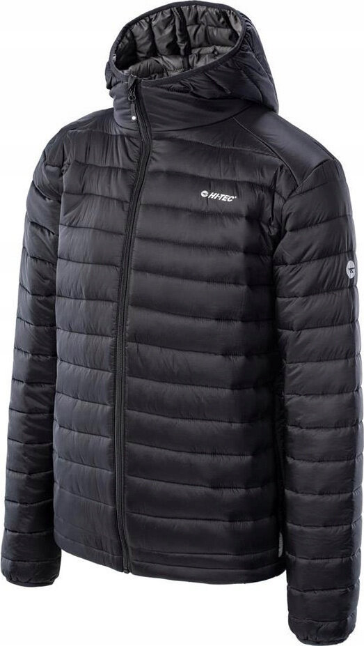 Pánská Prošívaná Péřová Bunda S Kapucí Hi-tec Cash Velikost M