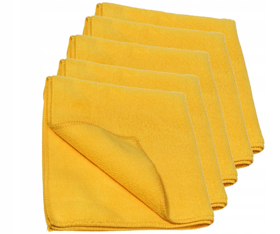 

Mikrofibra Żółta 320g Szmatka 30x30 Ścierka 5szt
