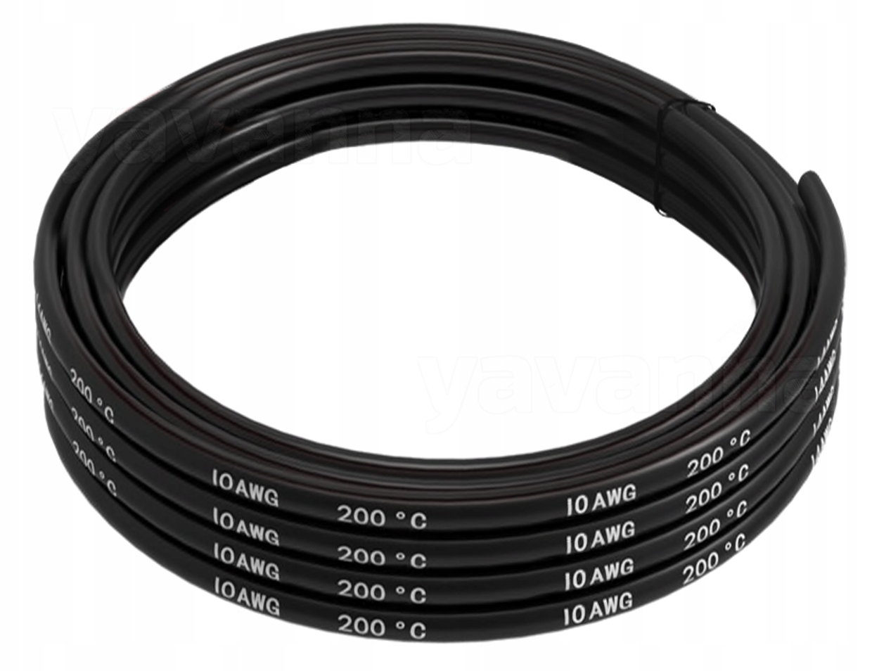 

Przewód silikonowy 10 Awg czarny 1mb