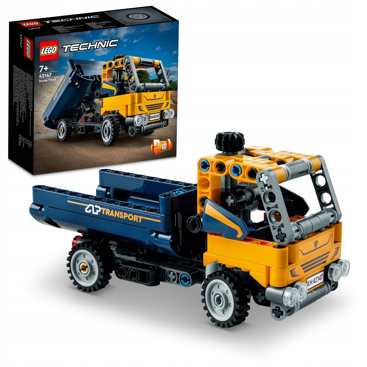 LEGO TECHNIC Wywrotka 2w1 42147 Wiek dziecka 7 lat +