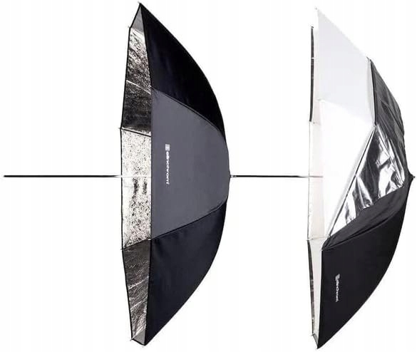 Elinchrom Umbrella To Go Kit zestaw parasoli 105 cm srebrny/biały