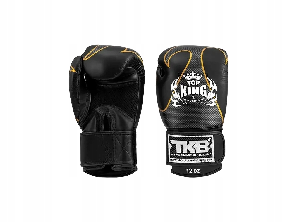 boxerské rukavice muay thai top king empower air 14OZ Černá/stříbrná