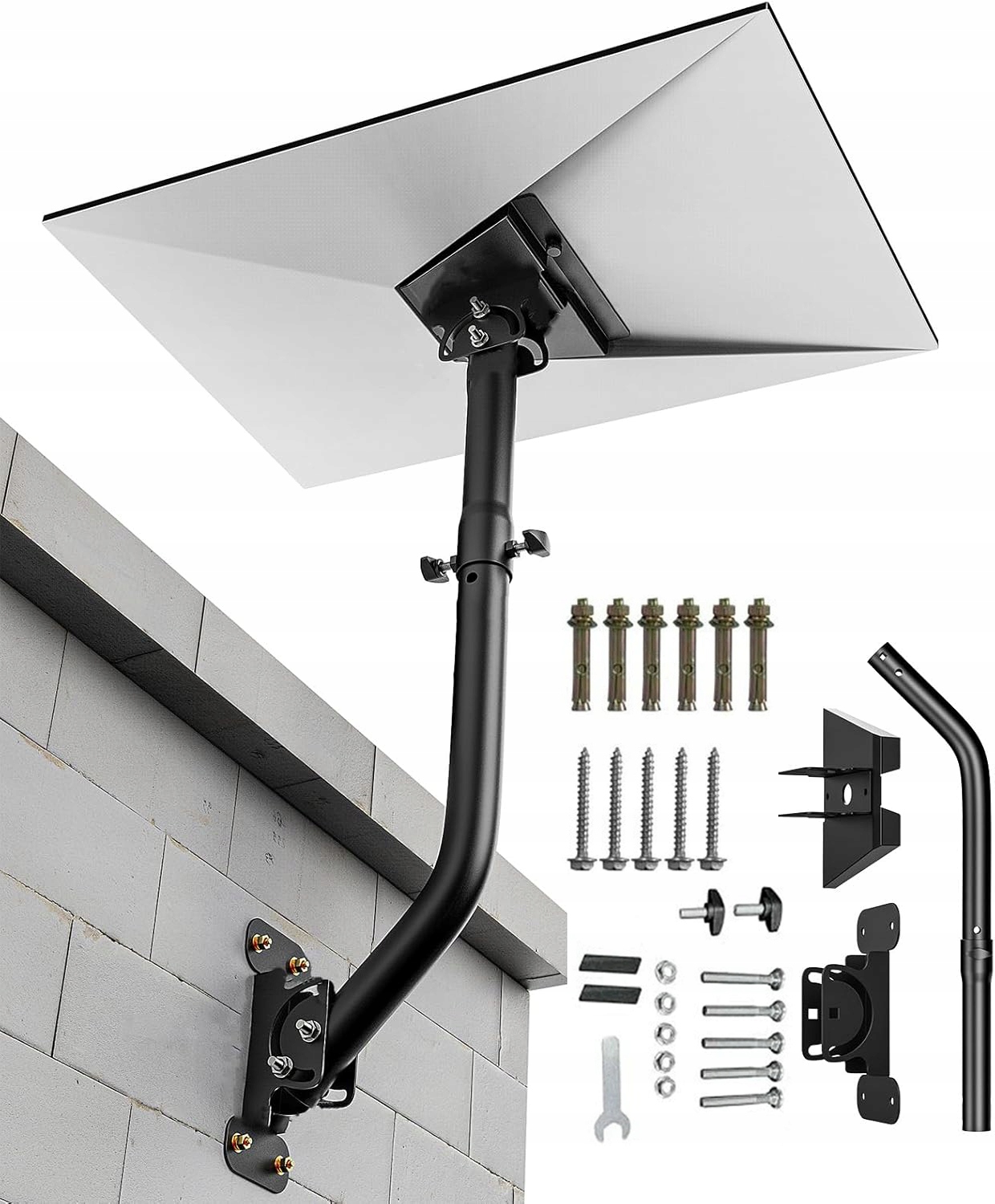 Stožárový Adaptér Pro Starlink Gen 3, Nastavitelný Držák 360, Nástěnná Střecha