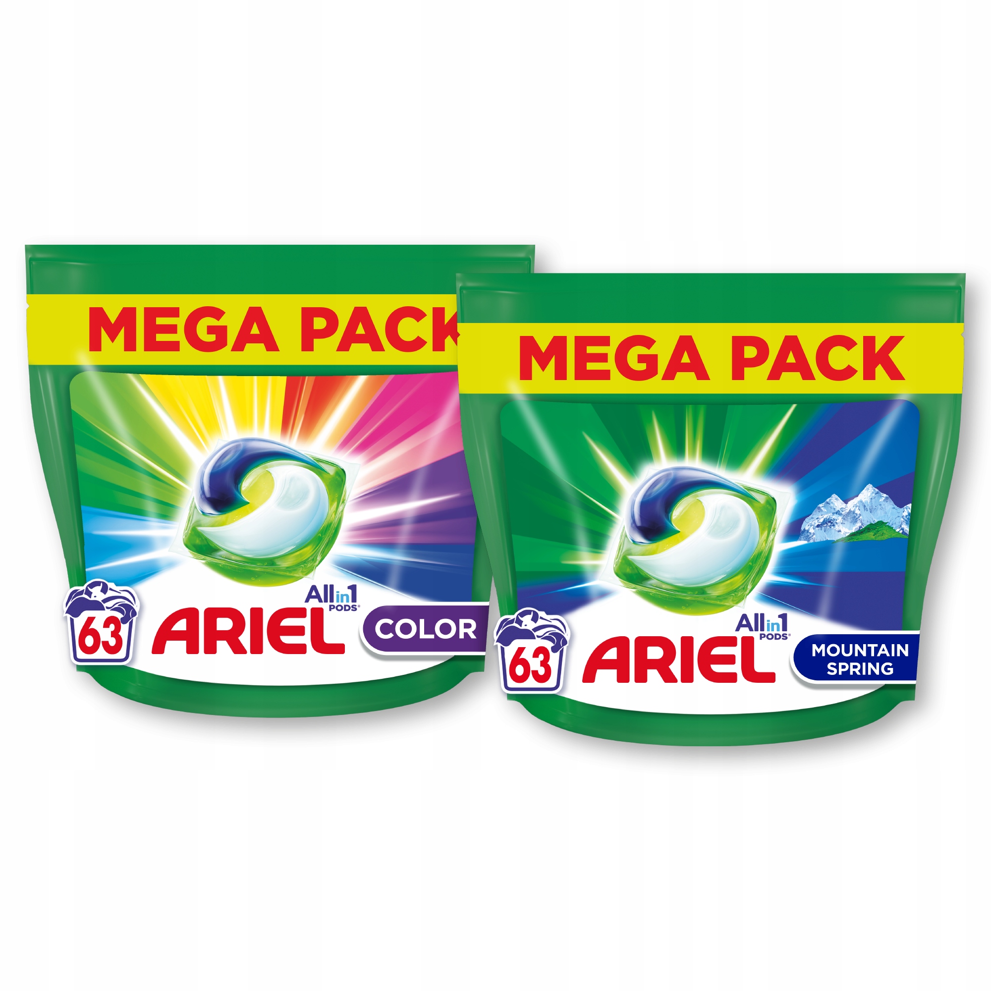

Ariel kapsułki do prania Color Spring 2x63 szt