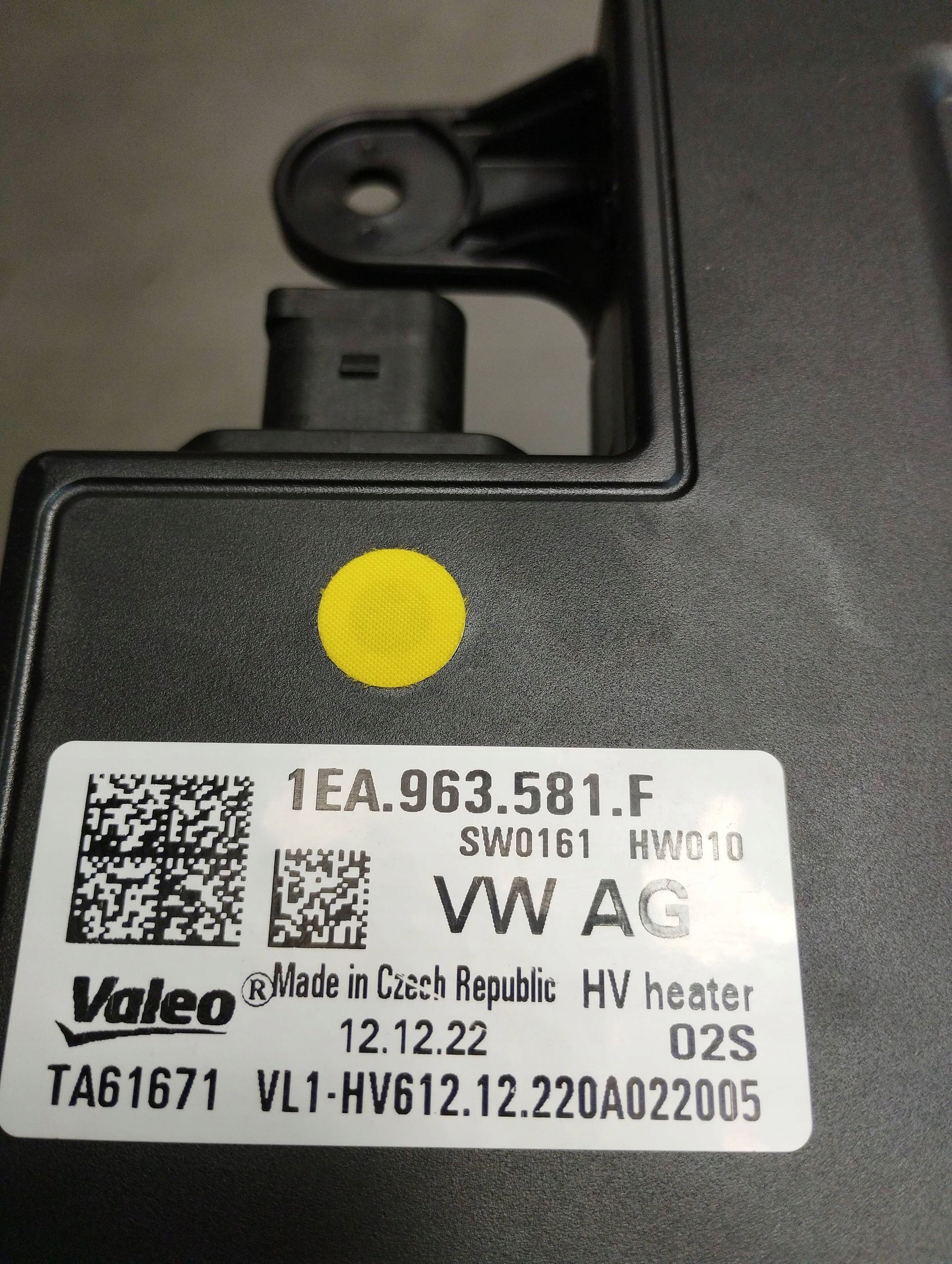 Audi Q4 e-tron GRZALKA Bloc de chauffage complet 1EA963581F