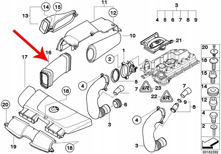 

Oe Bmw Rura Wlot Kanał Powietrza Bmw 3 E90 E91