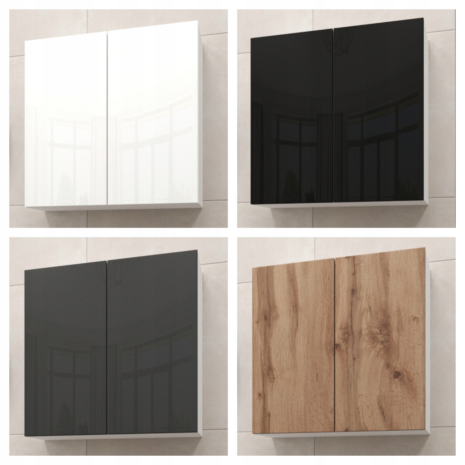 Szafka Łazienkowa 60cm - Wisząca - Mat - SL05 Marka inna