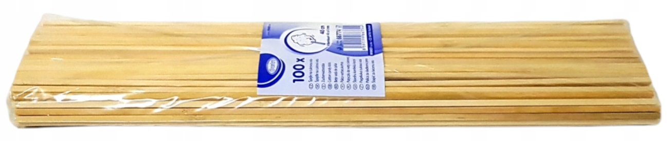 Patyczki do WATY CUKROWEJ 40cm Patyki Kwadrat x100 EAN (GTIN) 5902973131390