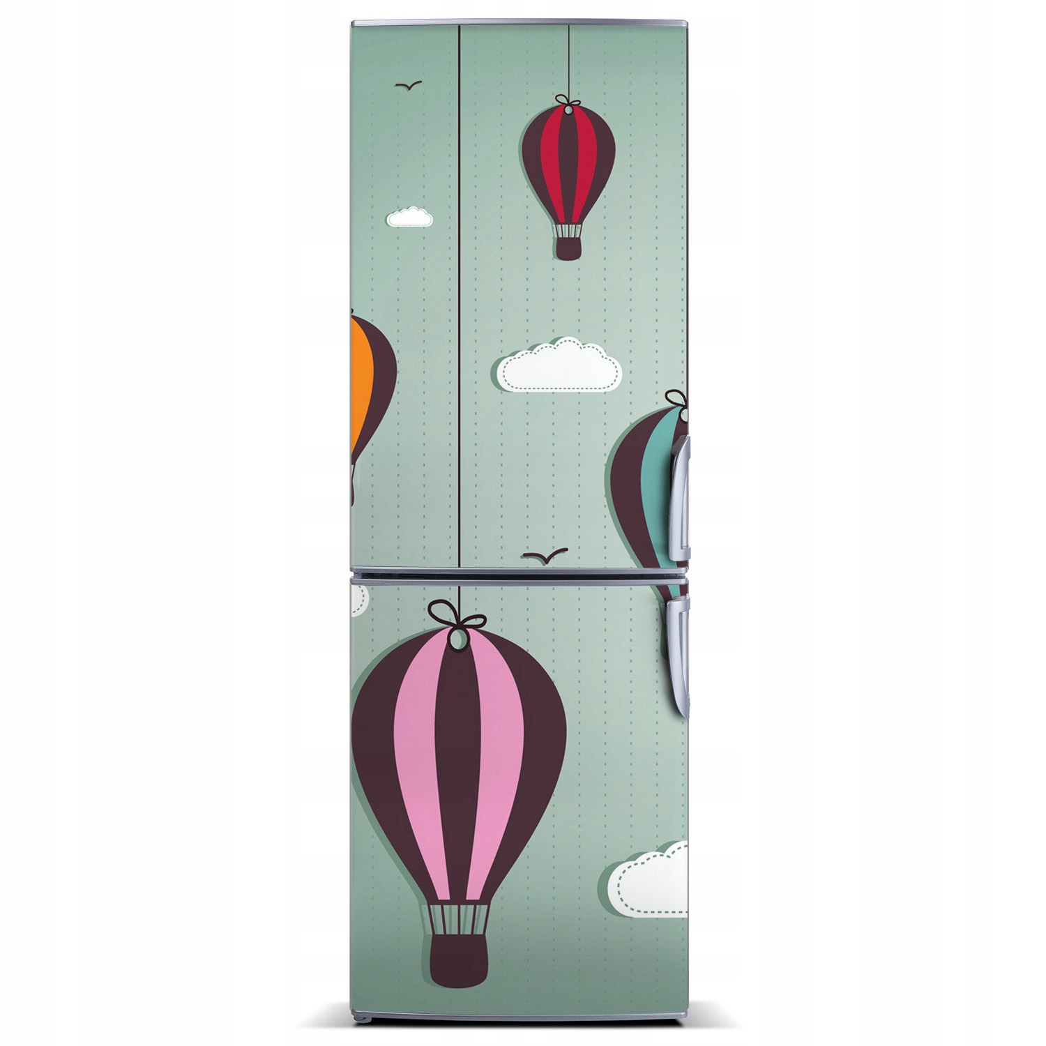 

Naklejka Magnes na lodówkę Latające balony 60x180