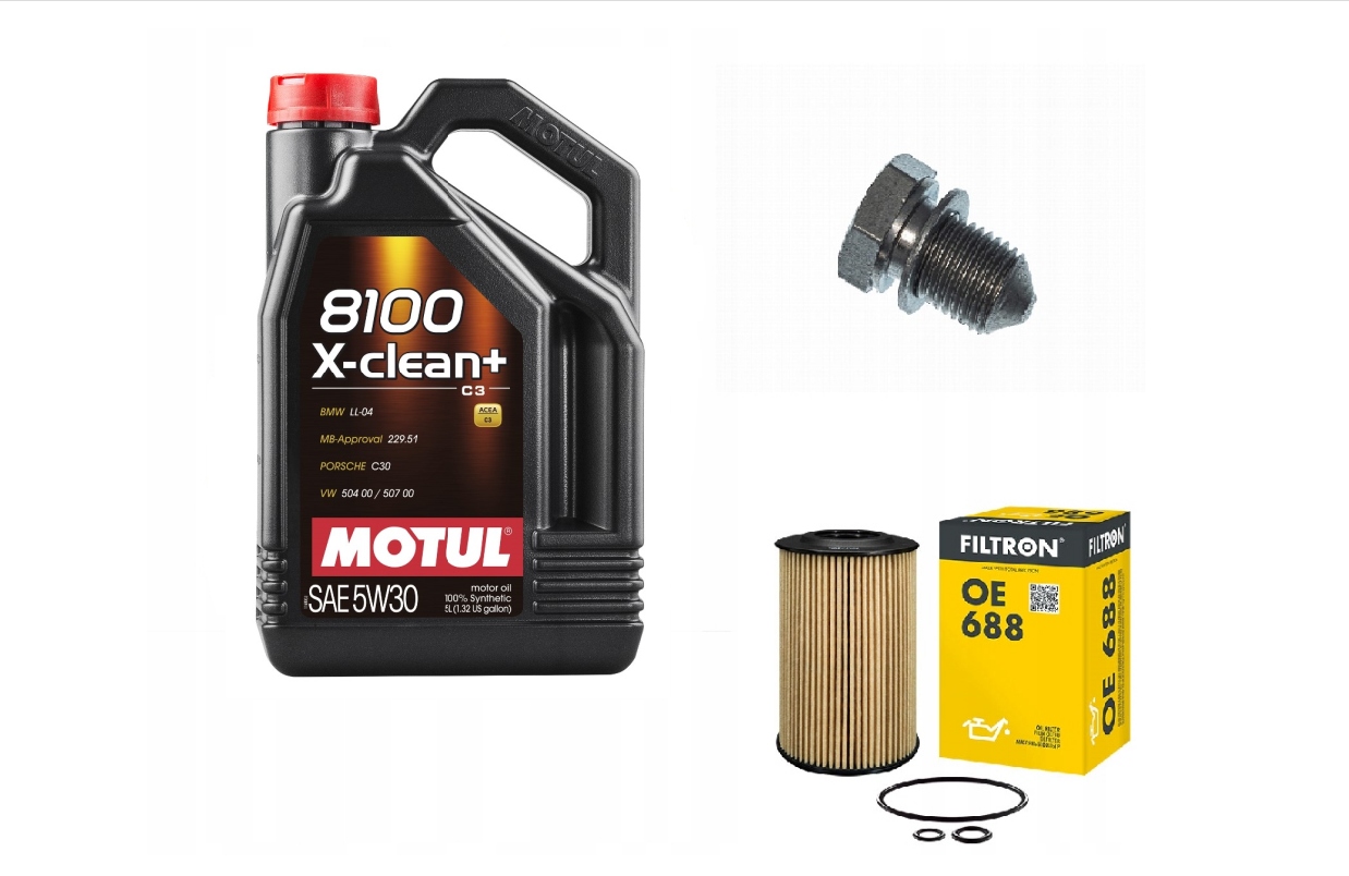 

Olej Motul 8100 5W30 5L filtr Audi Vw 2.0 Tdi