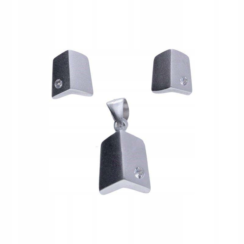 Stříbrný komplet pro ženu 925 rhodiovaná pískovaná otevřená kniha